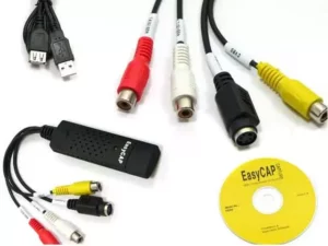USB Audio & Video Capture Device / Grabber (Record / Capture from Composite AV / Stereo Audio Source)