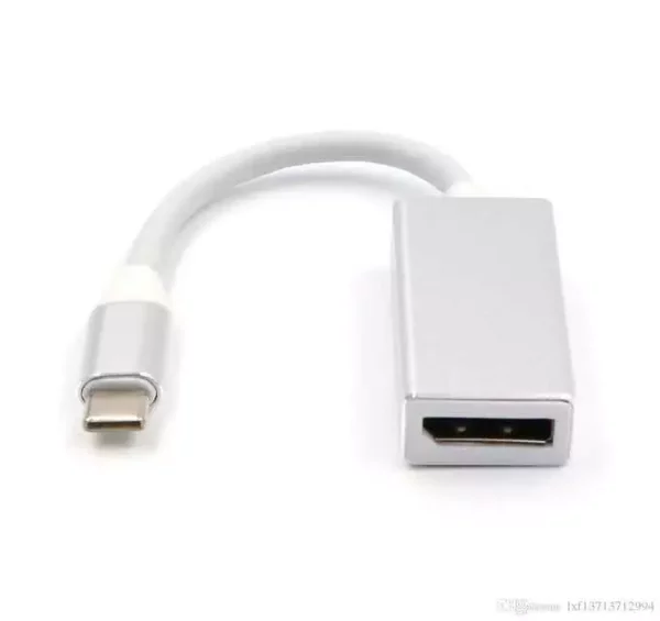 4K Male USB 3.1 Type C to DisplayPort Female Adapter Cable 3