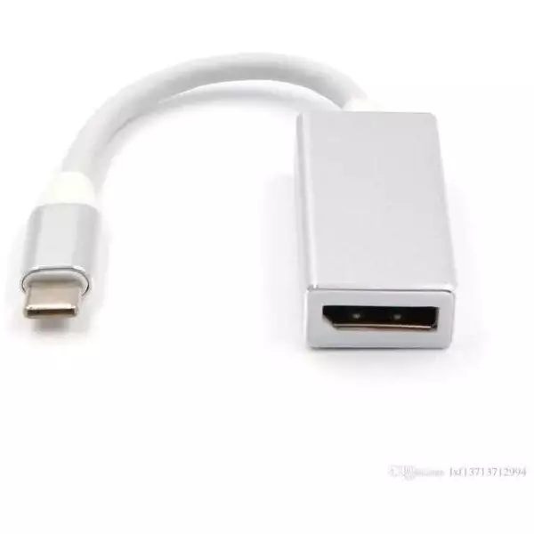 4K USB 3.1 Male Type_C to Displayport Female adapter  for Macbook/Chromebook/Lenovo/Dell - Thunderbolt 3 Compatible up to 3840x2160@60Hz / UltraHD output resolution