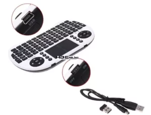 Wireless Touchpad Mouse & Keyboard – Lithium rechargeable battery