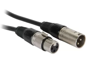 1 Meter 3 Pin Male XLR to 3 Pin Female XLR – XLR Patch Cable