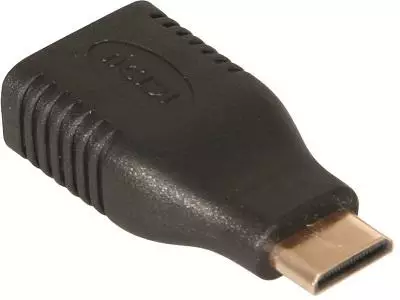 Male mini HDMI to HDMI Female Adapter (Type C Male to Type A Female adapter) 3