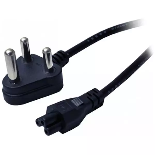 1.5 Meter Laptop Power Supply Power Cable – 3-Pin SA Plug to Clover Plug 3