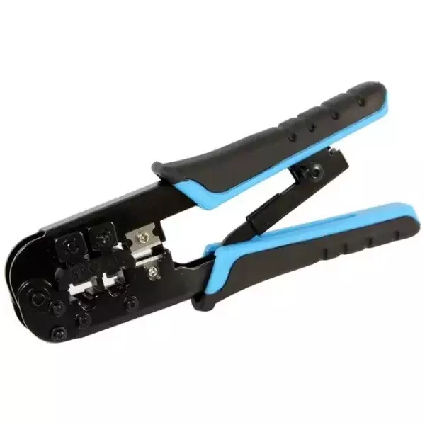 Ratchet RJ45 Network Cable Crimper Tool - Supports RJ11 / RJ12 Combo Strip and Crimping