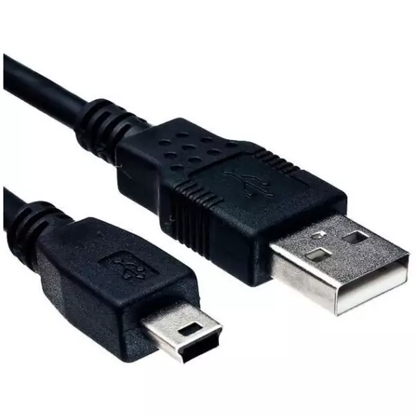 5 Meter Male mini USB to USB Cable 2