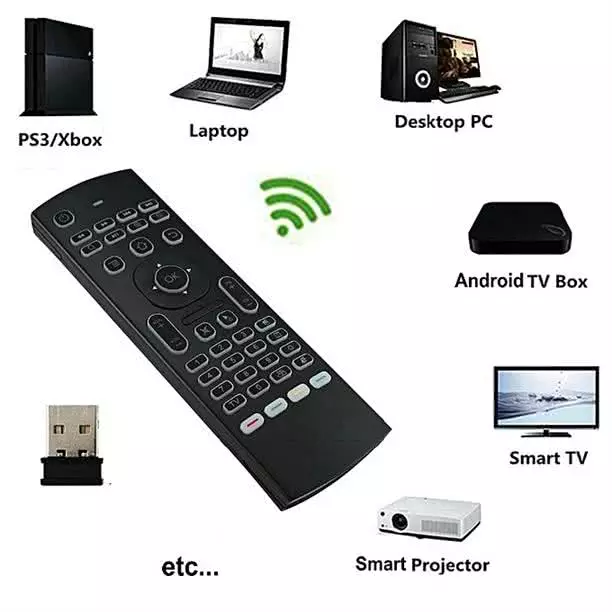 MX3 Wireless Remote with Backlight 2.4 GHz Gyroscope Keyboard / Air Mouse