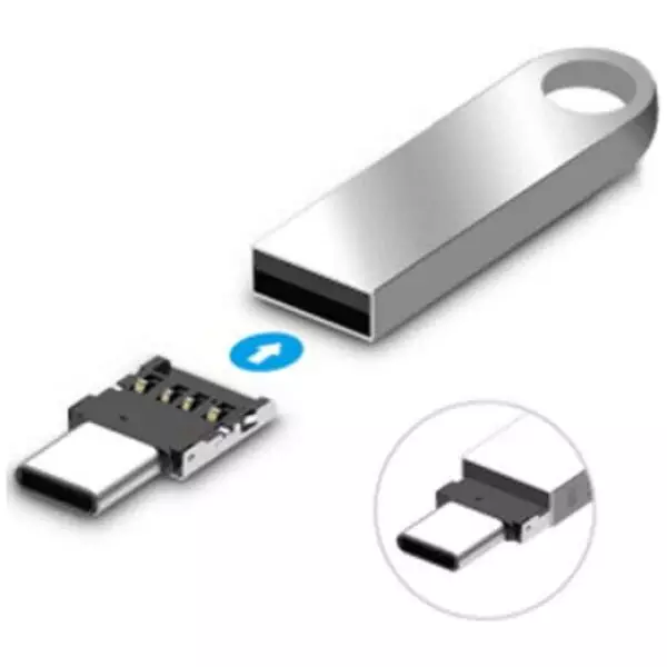 USB Type C adapter for USB Flash Drives (Connect USB Flash drive to a USB Type C Smartphone)