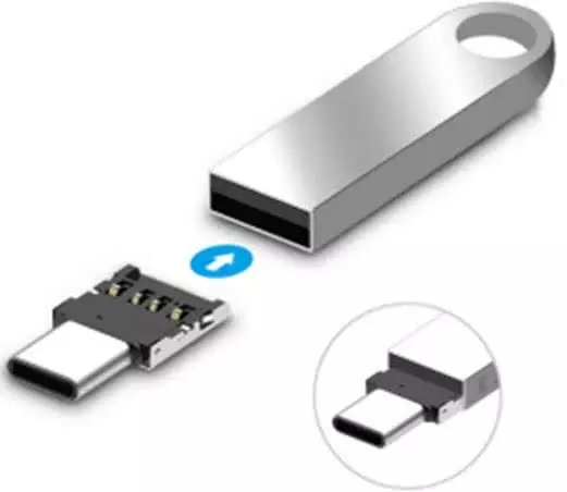 USB Type C adapter for USB Flash Drives (Connect USB Flash drive to a USB Type C Smartphone) 3