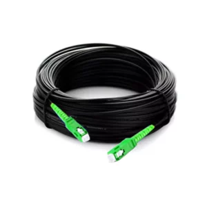 30 Meter Simplex Fiber Cable SC APC to SC APC | Single Mode 3mm | Fiber Drop Cable 9/125um