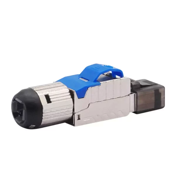 RJ45 Modular CAT7 / CAT8 Connector | Shielded | Tool Free up to 8mm Diameter Cable 4