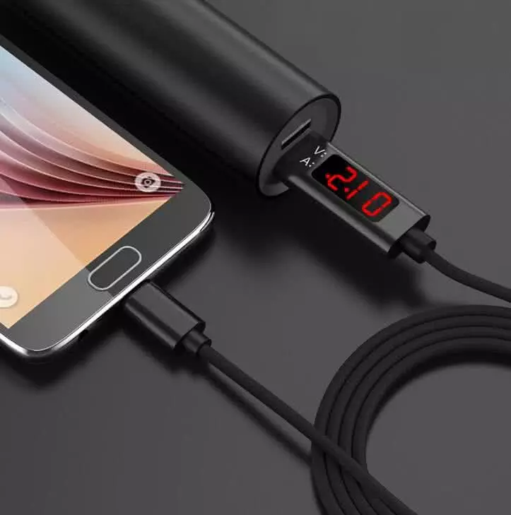 1 Meter USB Type C Charging Cable with Voltage Indicator | Fast Charging | SuperCharge