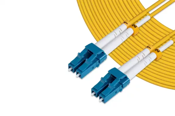 100 Meter Duplex Single Mode UPC LC-LC Fiber Optic Cable | Fiber Patch Cord | Outdoor Drop Cable