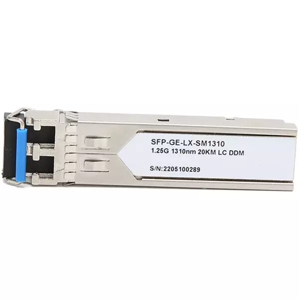 20km Single Mode Dual LC 1.25Gbit 1310nm Gigabit SFP Transceiver Module | Cisco & Generic Switch Compatible 3