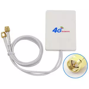 Dual Mimo 4G | LTE Indoor Antenna Signal Booster with 7m SMA Connector Cable | 4G Signal Amplifier