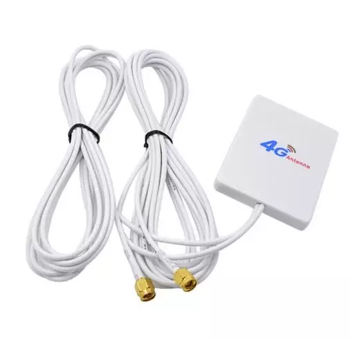 Dual Mimo 4G | LTE Indoor Antenna Signal Booster with 7m SMA Connector Cable | 4G Signal Amplifier 5