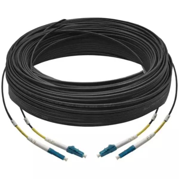 60 Meter Duplex Single Mode UPC LC-LC Fiber Optic Cable | Fiber Patch Cord | Outdoor Drop Cable