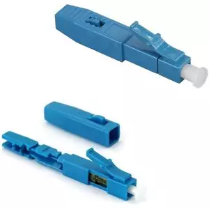 LC UPC (Blue) Fiber Optic Fast Connector | Field Terminated Connector