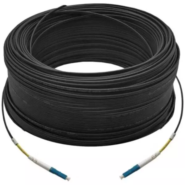 100 Meter Simplex Single Mode UPC LC-LC Fiber Optic Cable | Fiber Patch Cord | Outdoor Drop Cable 2