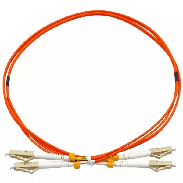 1 Meter Duplex MultiMode OM2 Fiber Cable | UPC LC-LC Fiber Cable | Fiber Patch Cord 2