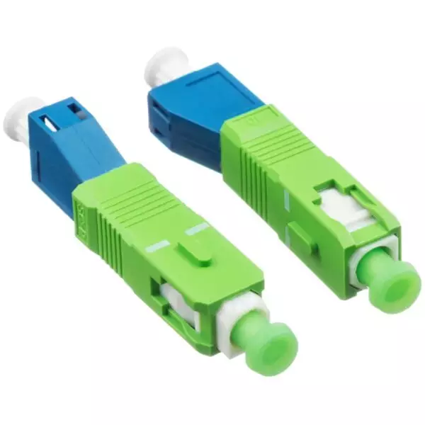 LC/UPC Female to SC/APC Male Adapter | Simplex Single Mode Fiber Optical Adapter