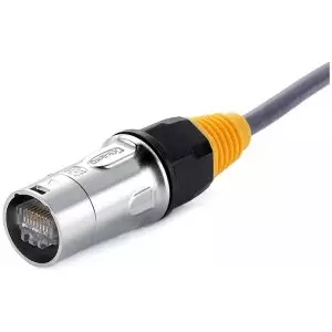 Male Gigabit WaterProof RJ45 Connector for Outdoor Installations of CAT6 Ethernet Network Cables