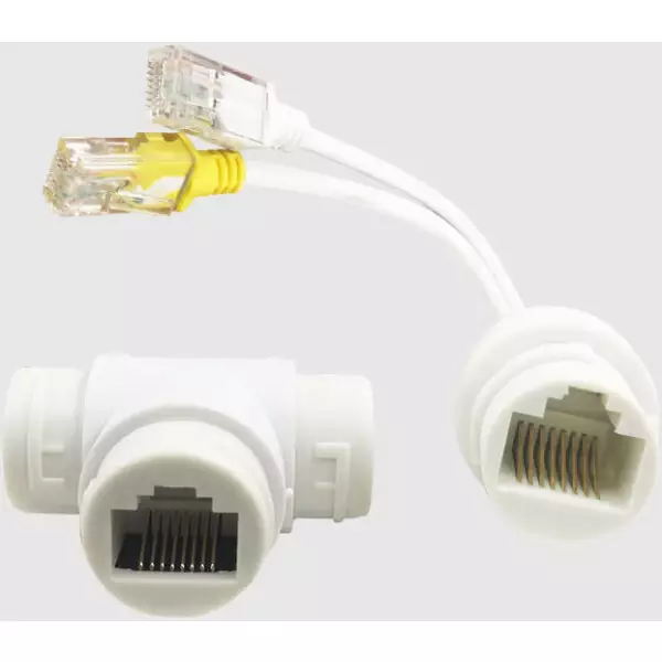 POE / CCTV Camera Splitter Adapter for 2 Devices on 1 Network Cable | Network Cable Splitter 5