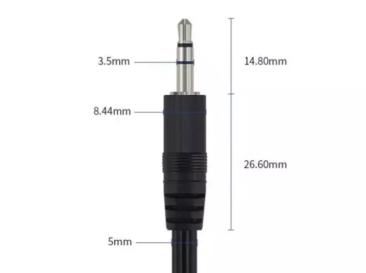 5 Meter Male 3.5mm to 3.5mm Male Jack cable (Smartphone Aux Cable)