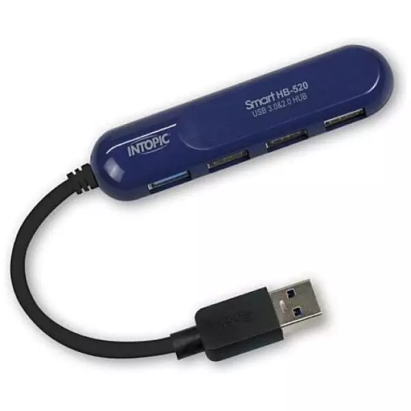 Mixed Combo 4-Port USB 3.0 & USB 2.0 Hub | Intopic 3