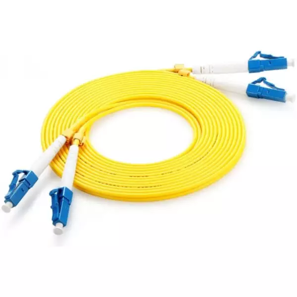 15 Meter Duplex Single Mode Fiber UPC LC-LC Optical Cable | Fiber Patch Cord