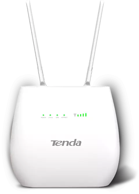 4G LTE Router | 300Mbps 2.4Ghz Wifi Access Point | 2x Fast Ethernet Ports | Tenda 4G480v2 5