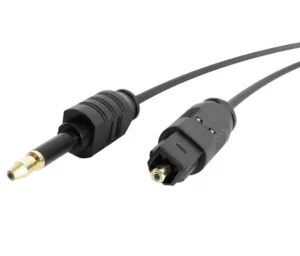 1 Meter Mini Optical Toslink to Optical Toslink Audio Cable | Dolby Digital SPDIF Audio