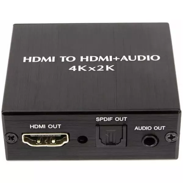 HDMI Audio Extractor to Optical Toslink or Analog Stereo Audio | 4k 60hz HDMI Passthrough 3