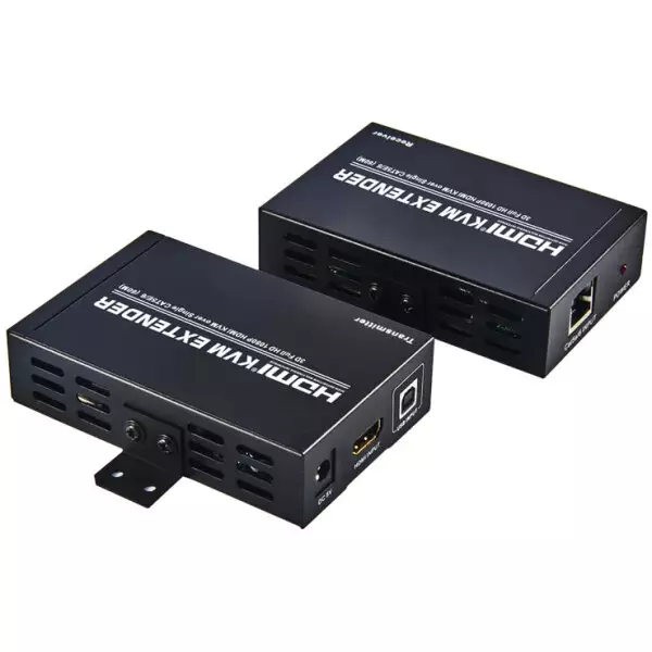 HDMI Extender with KVM Functions over CAT6 Network Cable up to 50 Meters 2