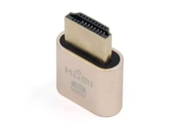 HDMI Dummy Plug Connector | Virtual Display Adapter for Server or PC at 4k 3
