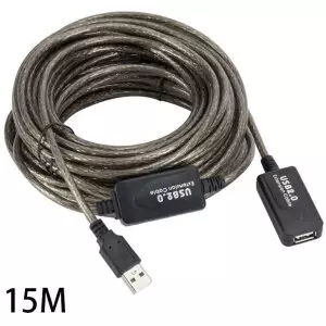 15 Meter USB Extension cable v2.0 (Male to Female USB Type A)  With Active Signal Booster