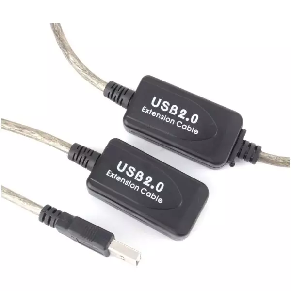 15 Meter USB Extension cable v2.0 (Male to Female USB Type A)  With Active Signal Booster 6
