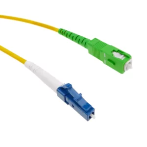 20 Meter Simplex Single Mode APC SC to LC Fiber Cable | Fiber Cable for Router