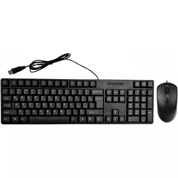 Office PC Wired Keyboard and Mouse Combo Set | H-8810 2