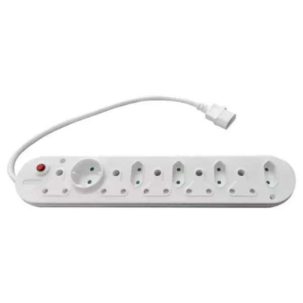 10-Way Male Kettle Cord C13 to Multiplug for UPS 3