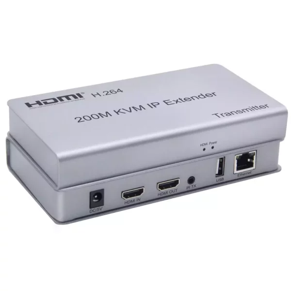 200 Meter HDMI KVM Extender Balun SET (Keyboard, Video, Mouse) HDMI over IP extender 3