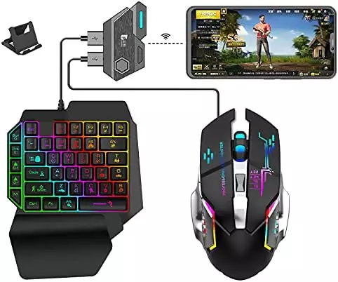 4 in 1 Mobile Game Controller Set | Keyboard and Mouse for Smartphone 3