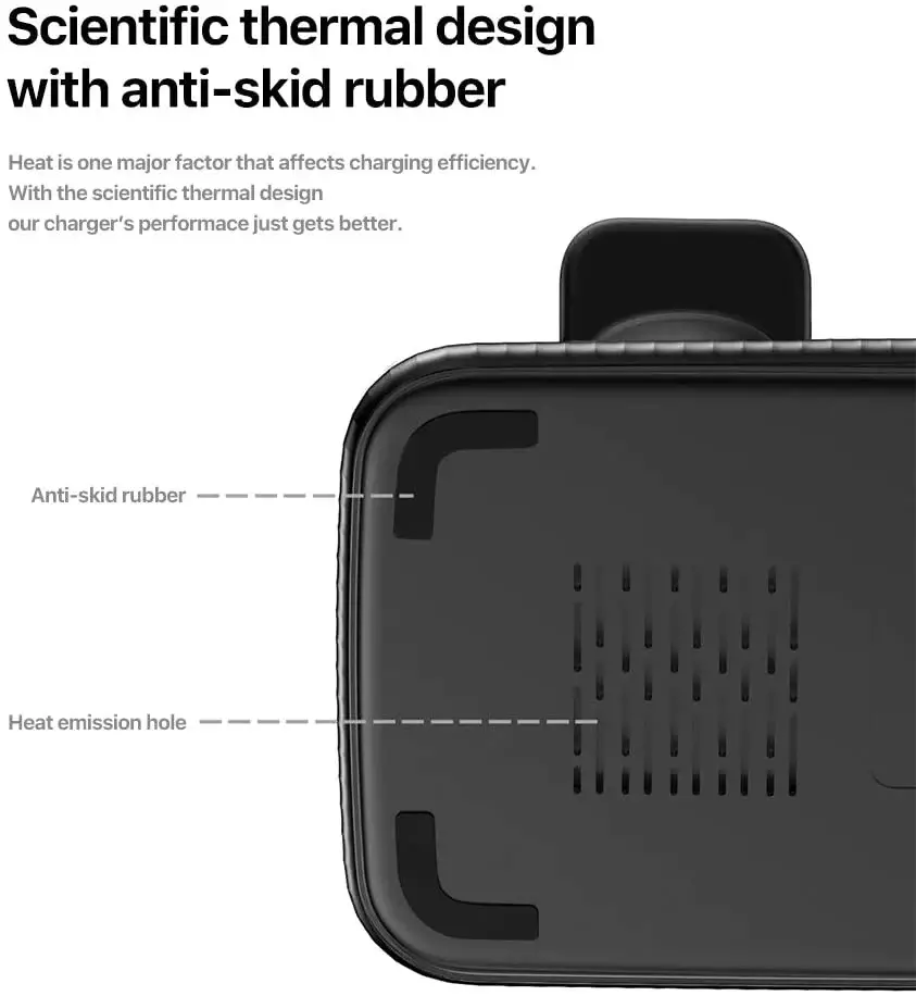 4-in-1 USB C Wireless Charger for Smartphone, Smart Watch & Earphones