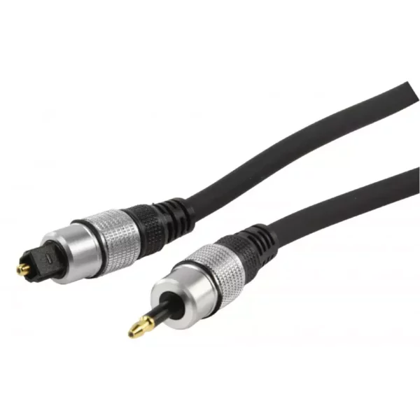 3 Meter Mini Optical Toslink to Optical Toslink Audio Cable | Dolby Digital SPDIF Audio 3