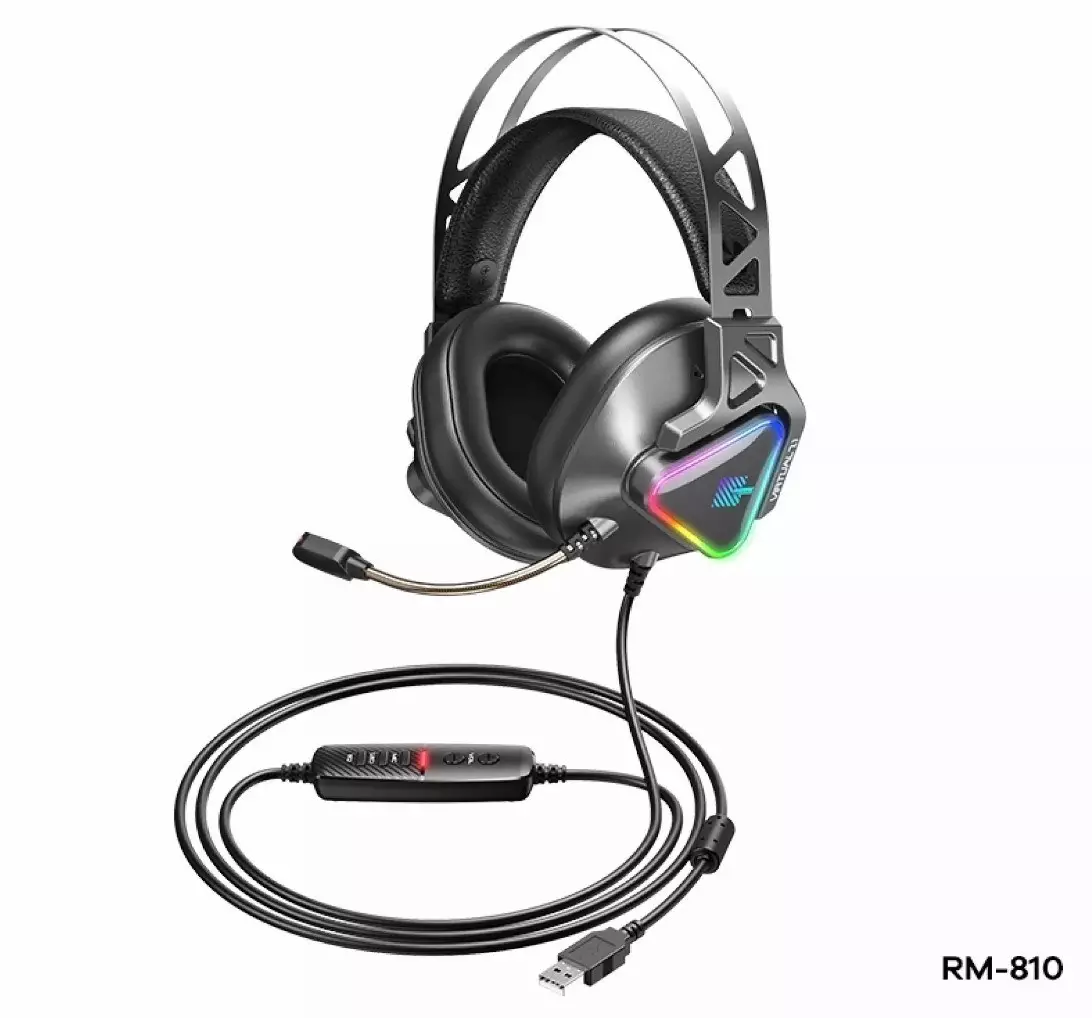 Remax Wargod RM 810 Virtual 7.1 USB Gaming Headphones With