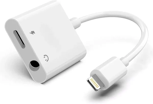 Apple Iphone to Aux Audio Cable | Lightning to 3.5mm Audio Port with Passthrough Charging Port 3