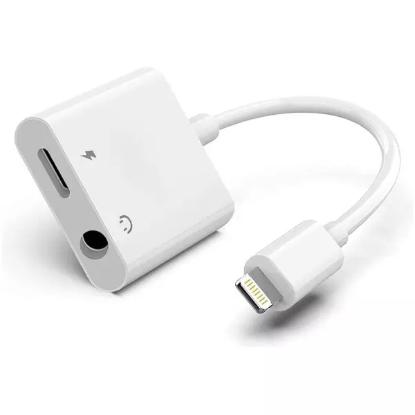 Apple Iphone to Aux Audio Cable | Lightning to 3.5mm Audio Port with Passthrough Charging Port