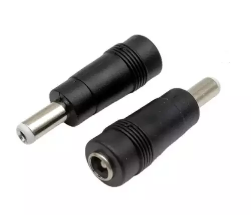 DC Male 5.5mm, 2.5mm ID to Female 5.5mm, 2.1mm ID Female Adapter 3