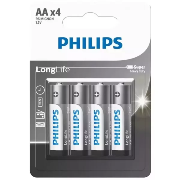 AA Long-life Batteries | 4-Pack 3