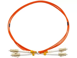 5 Meter Duplex MultiMode OM3 Fiber Cable | UPC LC-LC Fiber Cable | Fiber Patch Cord