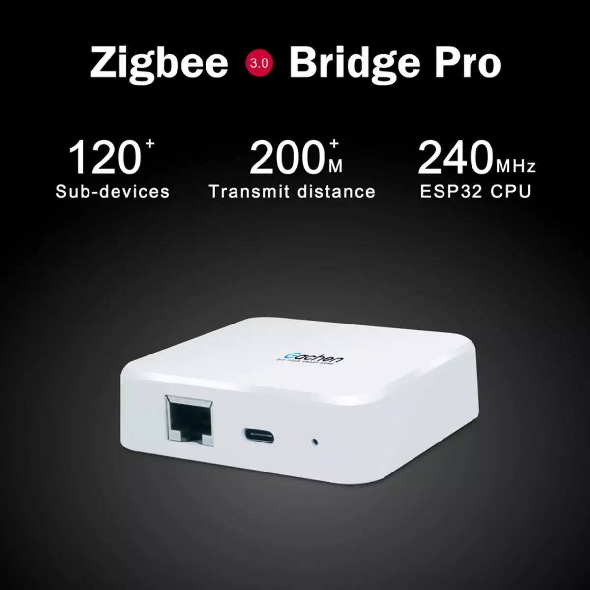WIFI to Zigbee Bridge Pro | Eachen | Up to 128 Devices